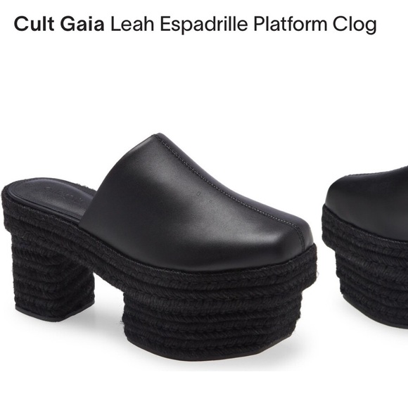 Cult Gaia platform Leah Clog . NWOT - Picture 1 of 11